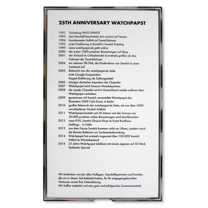 25TH ANNIVERSARY WATCHPAPST