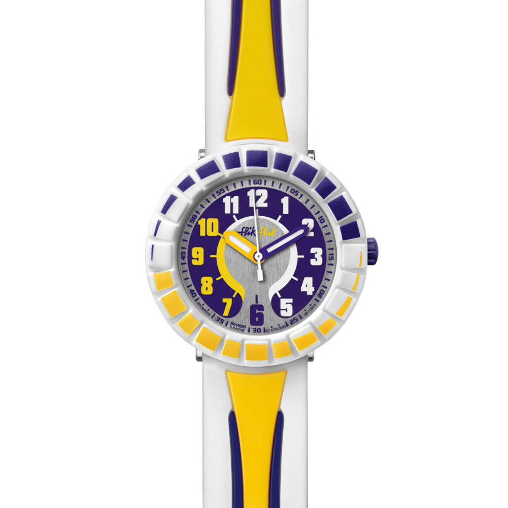 Swatch Flik Flak ALL AROUND YELLOW & PURPLE ZFCSP010