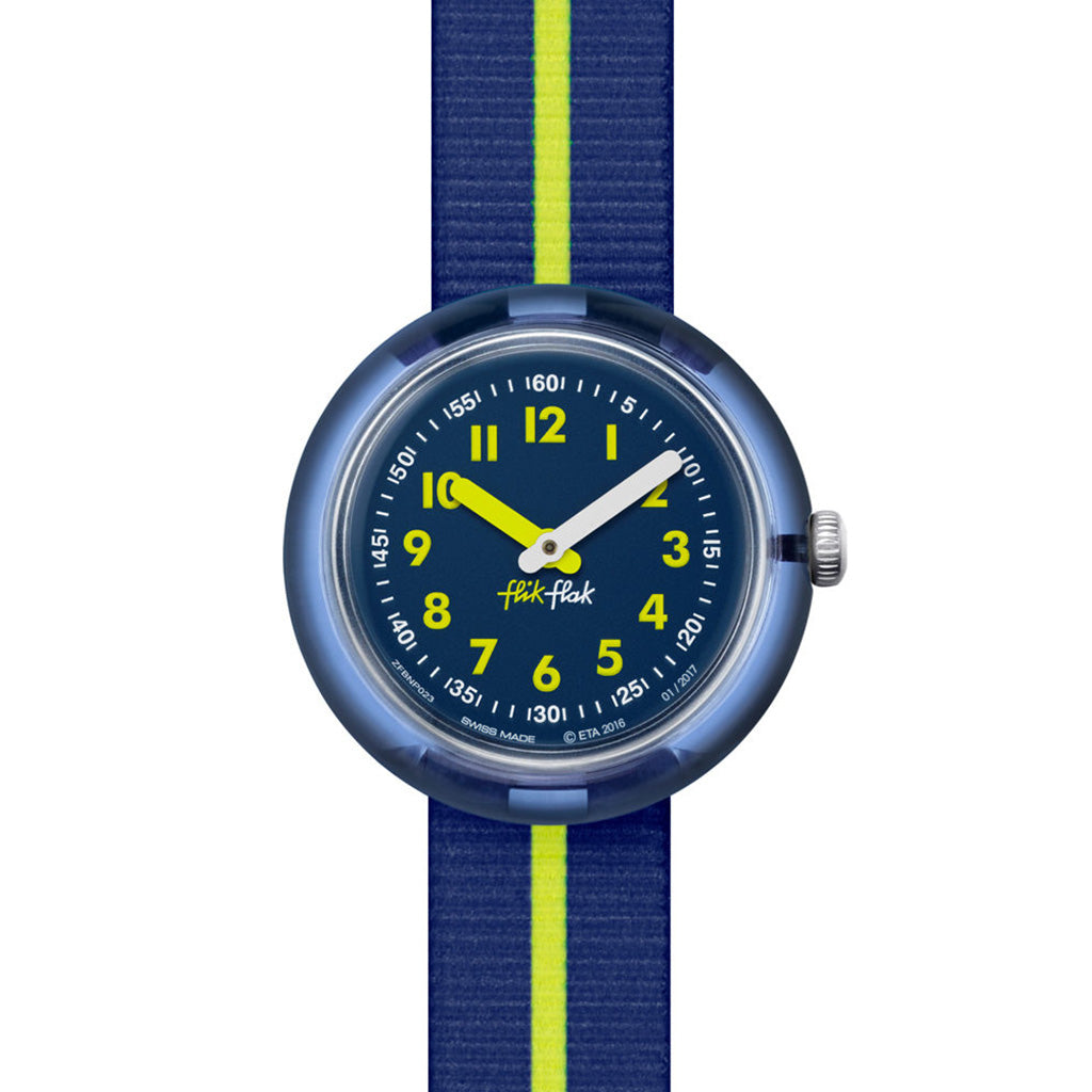 Flik Flak Kinderuhr Yellow Band FPNP023