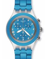 Swatch Irony Diaphane Chrono Full Blooded Cyan SVCK4053AG