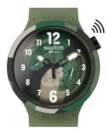 Swatch Big Bold Look Right Thru Green Pay! SB05G108-5300