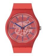 Swatch New Gent Pay Redder Than Red Pay! SO29R107-5300