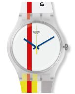 Swatch New Gent The Red Shiny Line SUOZ297