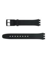 Swatch Armband Black Leather XL AG0004XL