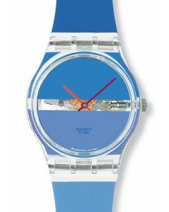 Swatch Gent BLUE PAINTED TIME GK376