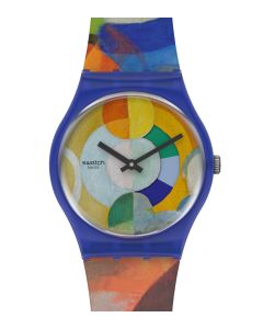 Swatch X Centre Pompidou Gent Special Carousel, By Robert Delaunay GZ712