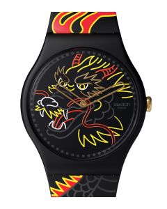 Swatch New Gent Pay DRAGON IN WIND - Chinese New Year 2024 -SO29Z137