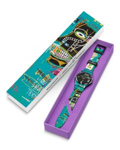 Swatch New Gent Special Ishtar By Jean-Michel Basquiat SUOZ356