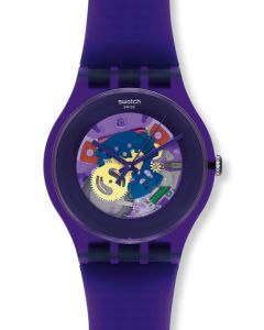 Swatch New Gent PURPLE LACQUERED SUOV100