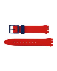 Original Armband Swatch Gent Concentric Red ASO28R702