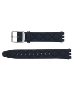 Swatch Armband Black Quilted ASYXS136