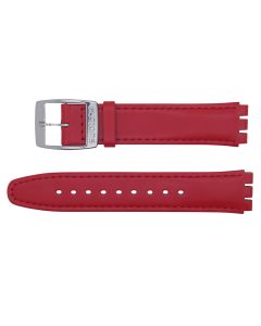 Swatch Armband Red Leather Irony Big AYG004
