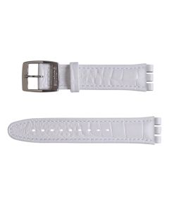 Swatch Armband WHITE LEATHER AYCS001