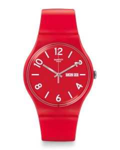 Swatch New Gent Backup Red SUOR705