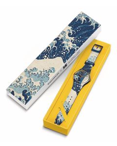 Swatch x Louvre Abu Dhabi New Gent Special The Great Wave By Hokusai & Astrolabe SUOZ351
