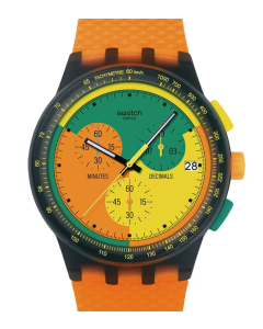 Swatch Chrono Plastic NEON SIGNAL FLAG SUSB422