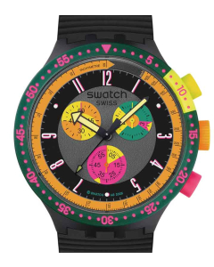 Swatch Big Bold Chrono SWATCH NEON SEPPIA SB02B104