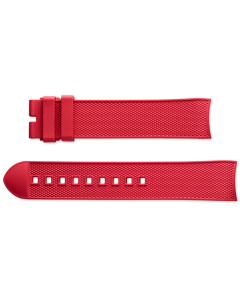 Kautschukband mit Struktur in Rot Union Glashütte D610003972
