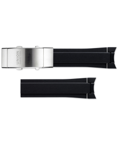 Union Glashütte Kautschukband mit Taucherschließe D610004037-S