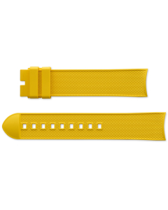 Kautschukband mit Struktur in Gelb, Union Glashütte D610004238