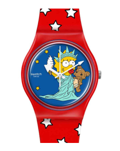 Swatch Gent Little Lady Liberty - The Simpsons SO28Z120