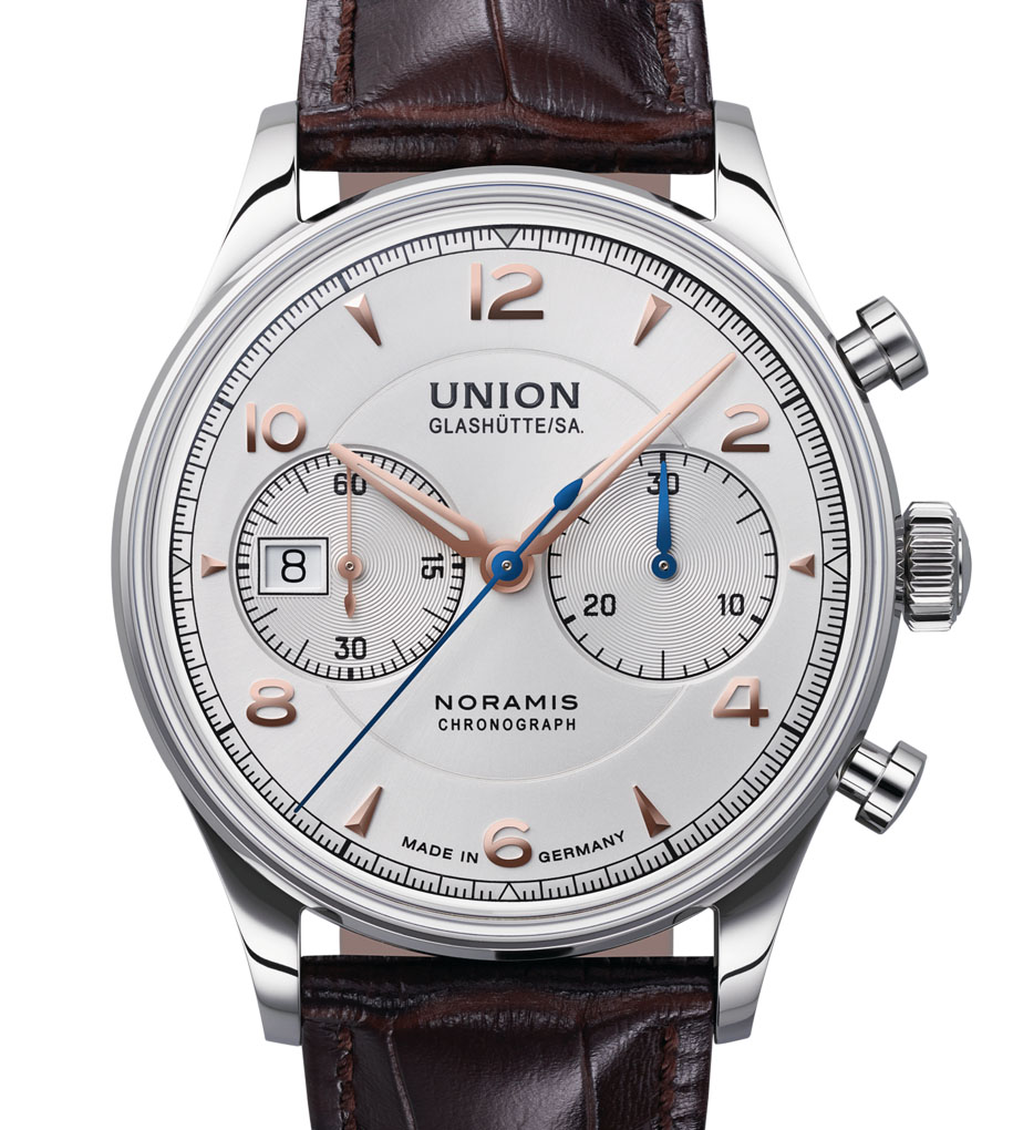 Noramis Chrono Silver Leather Brown