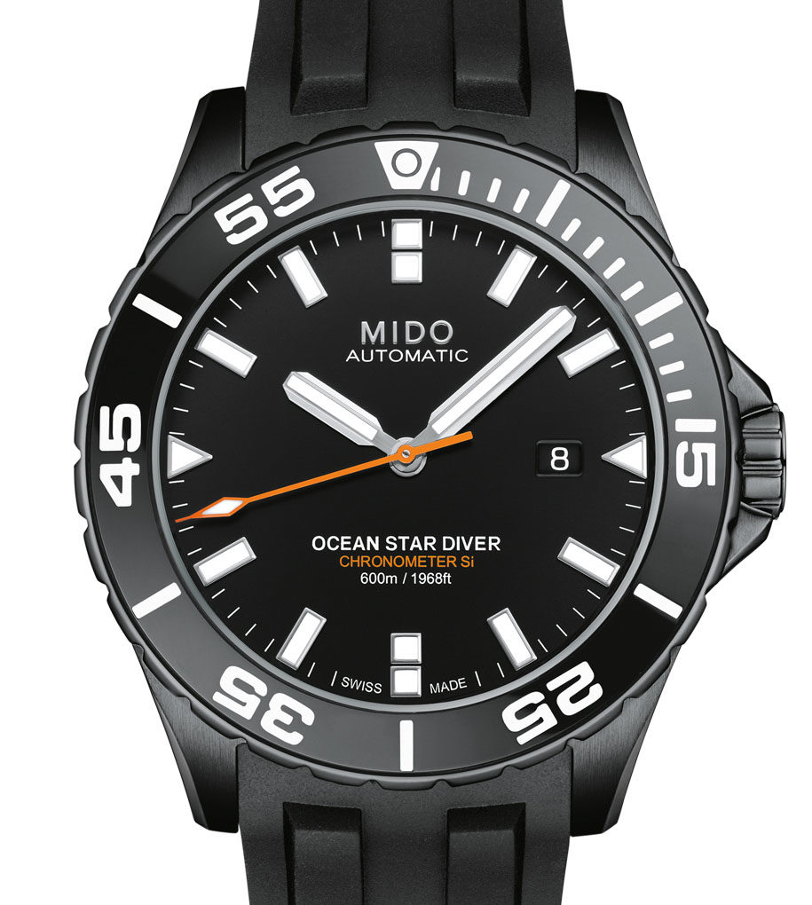 Ocean Star Captain Diver 600 Black (Ausstellungsstück)