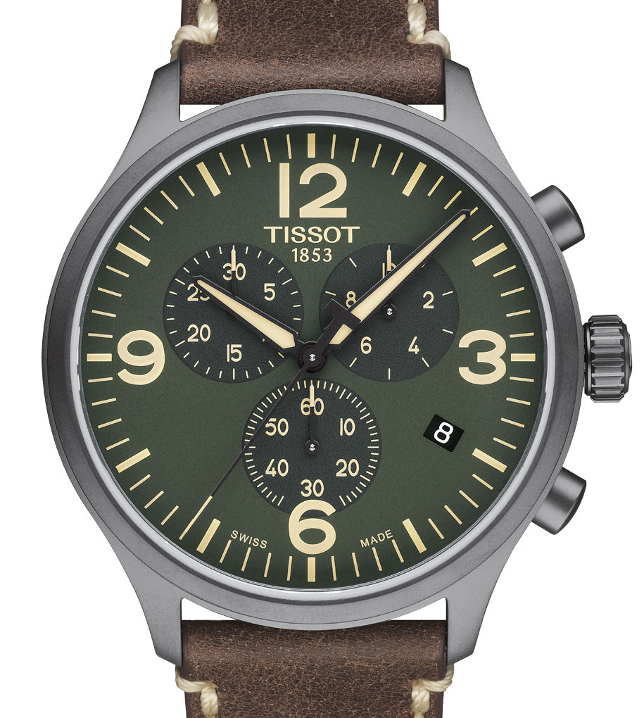 Chrono XL Olive Leather Brown
