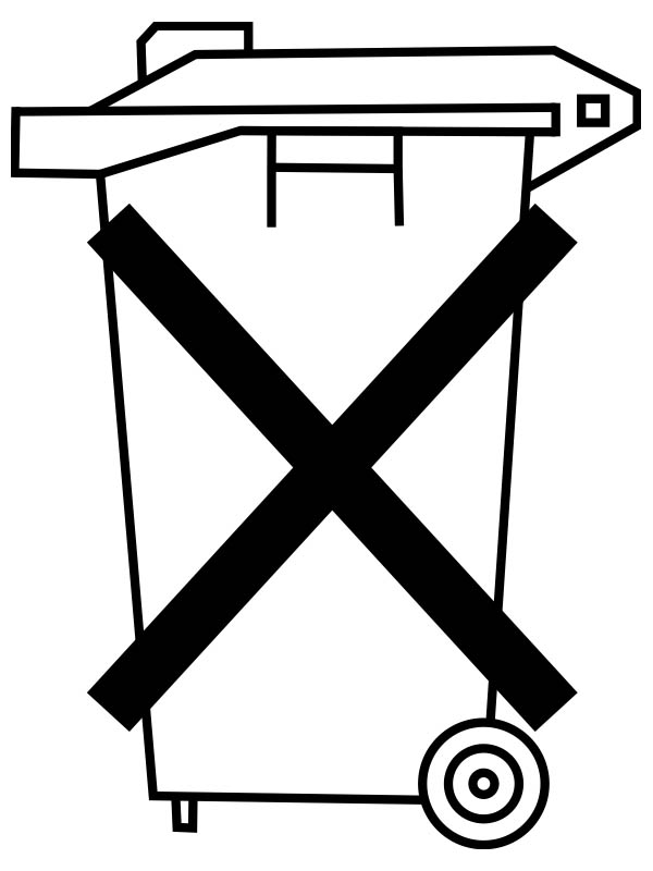 Symbol Mülleimer